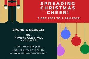 SPREADING CHRISTMAS CHEERS! 3 DEC 2021 TO 2 JAN 2022