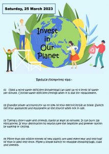 EARTH HOUR 2023 - INVEST IN OUR PLANET